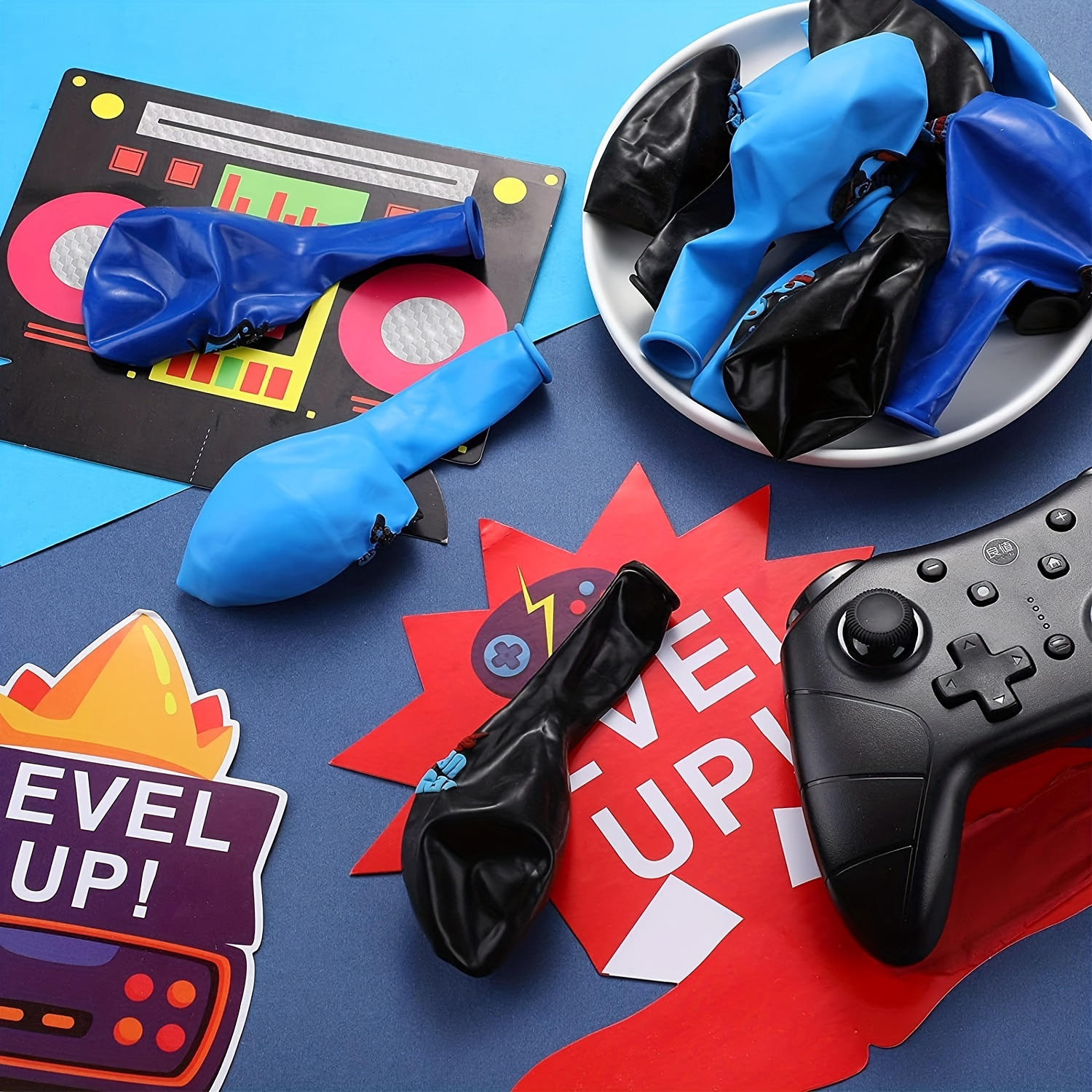 Video Game Party Balloons Set Game Birthday Party Balloons Temu