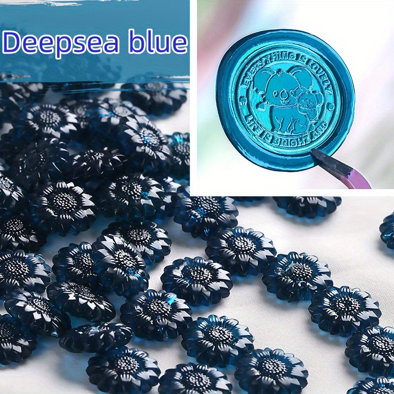 Resin Sunflower Wax Seal Beads Sealing Wax Beads in Container for Stamp -  China Wax Seal Beads and Sealing Wax Beads price