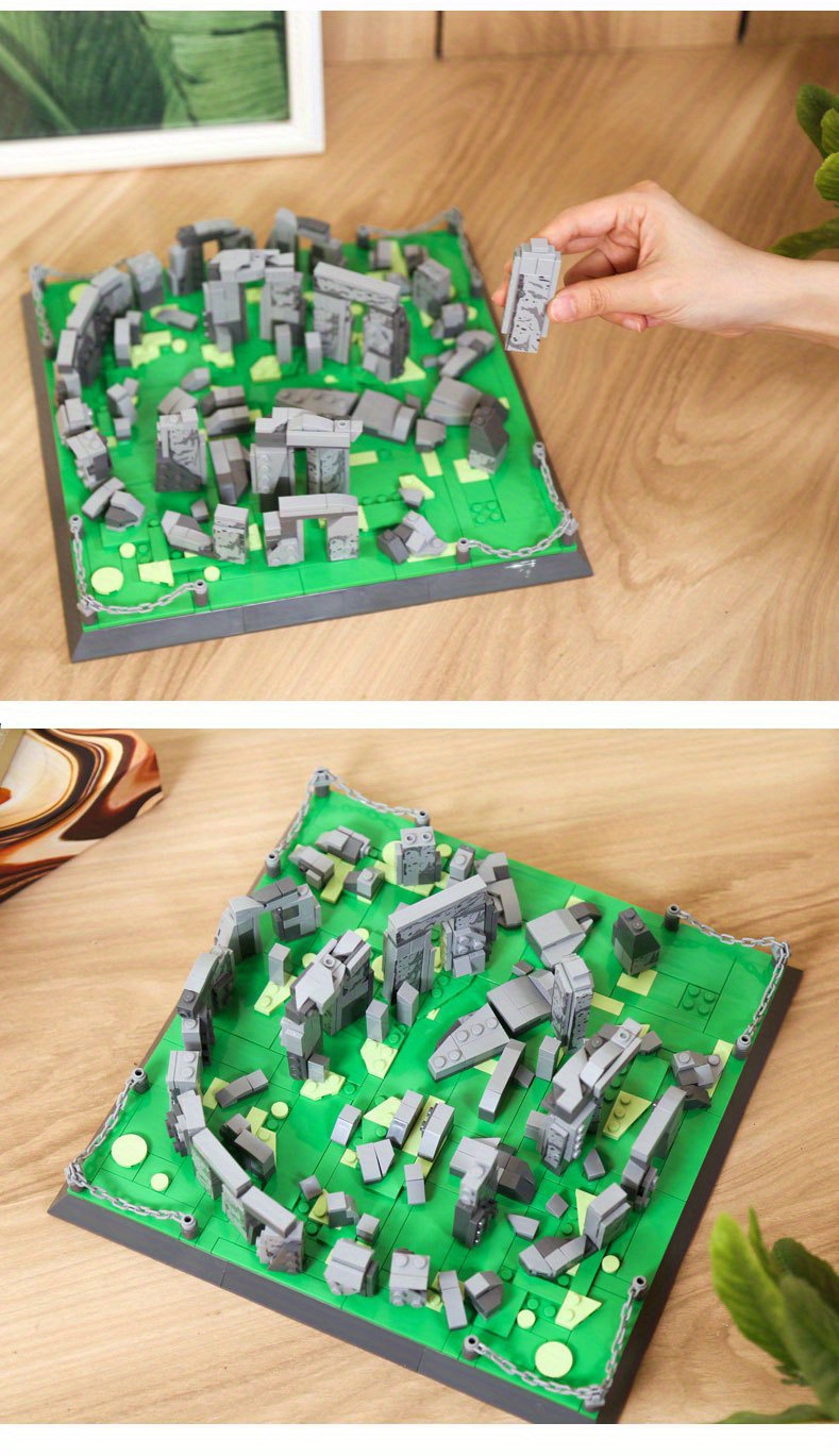 753pcs Building Bricks Model Decoration Building Blocks Christmas Gifts