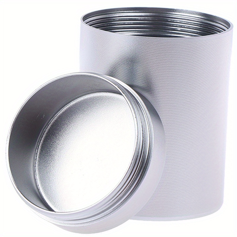 portable stainless steel sealed canister made of titanium aluminum alloy small in size a creative tea packaging box for   details 5