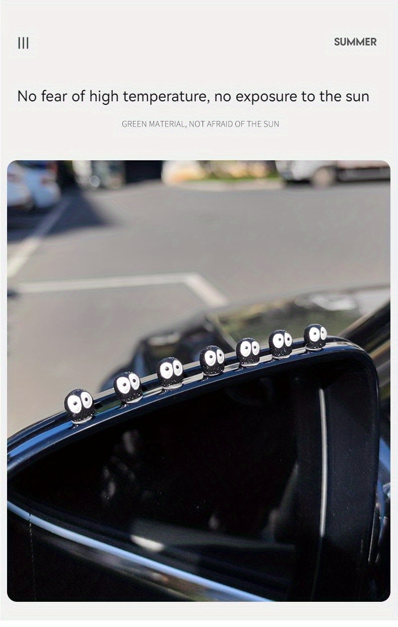 Car Little Black Briquettes Ornament Car Rearview Mirror - Temu