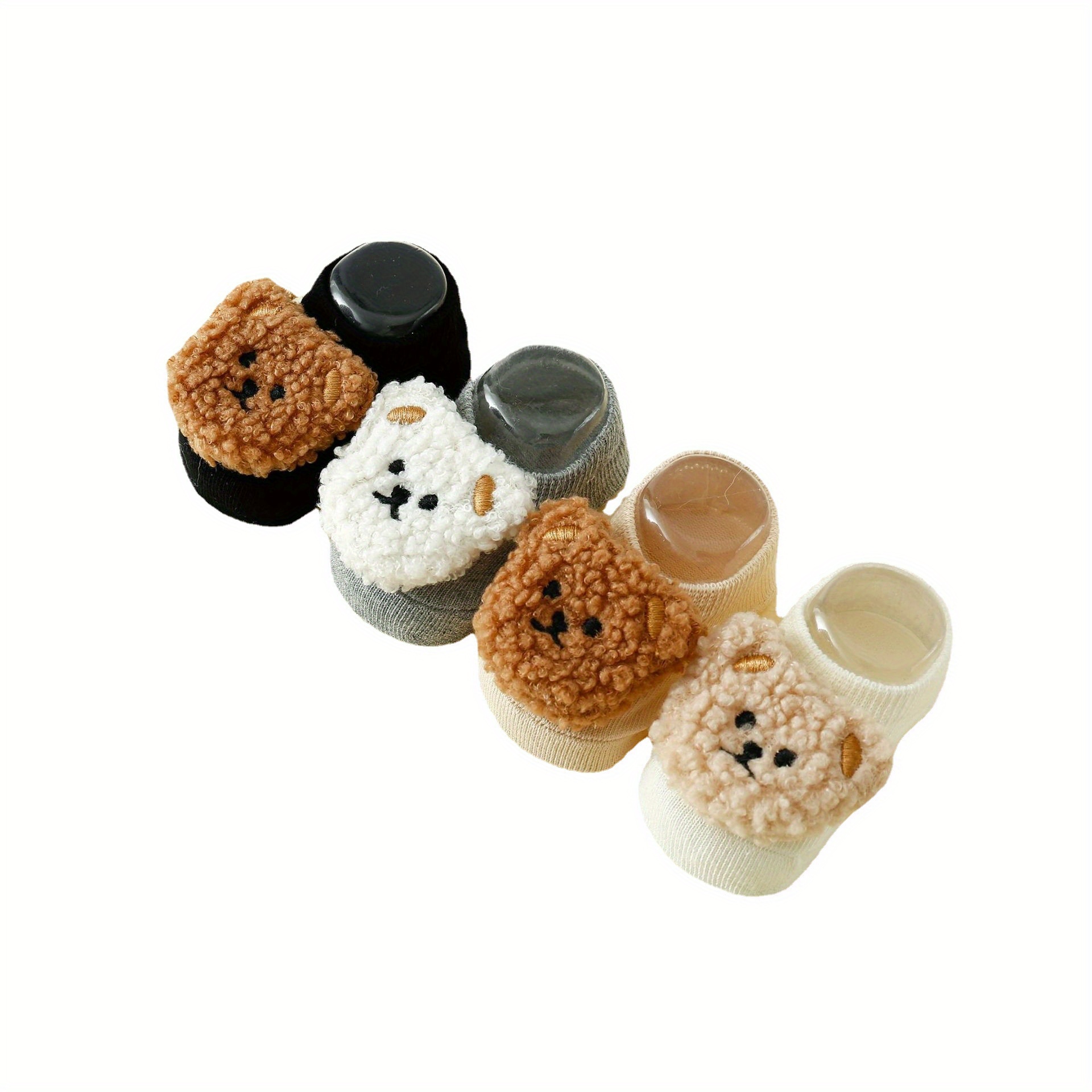 Baby Boy's Cute Animals Pattern Non Slip Socks Breathable - Temu New ...