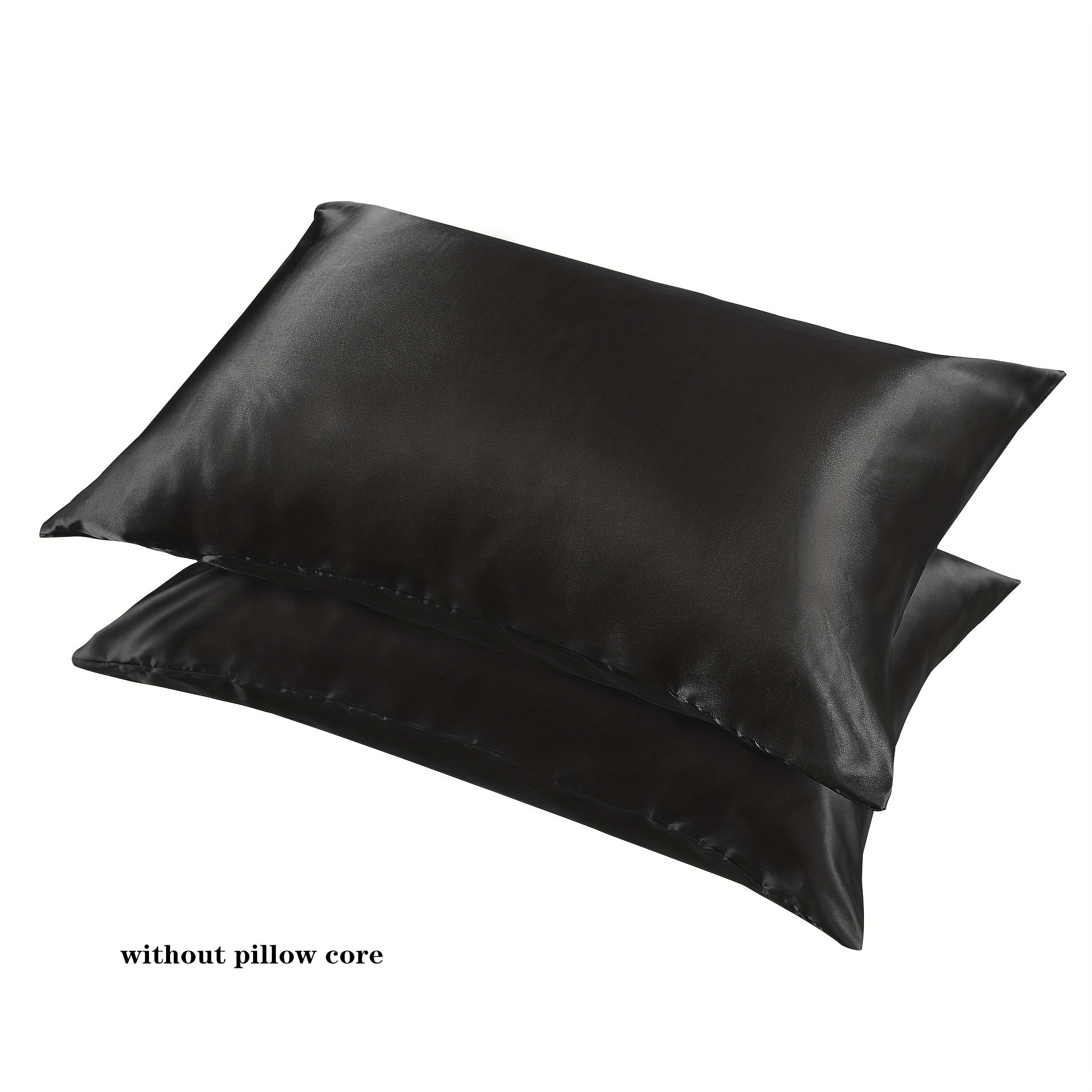 1 pair   cases solid color   breathable pillowcases with envelope closure smooth pillow cover for living room sofa bedroom hotel use without pillow filler details 6