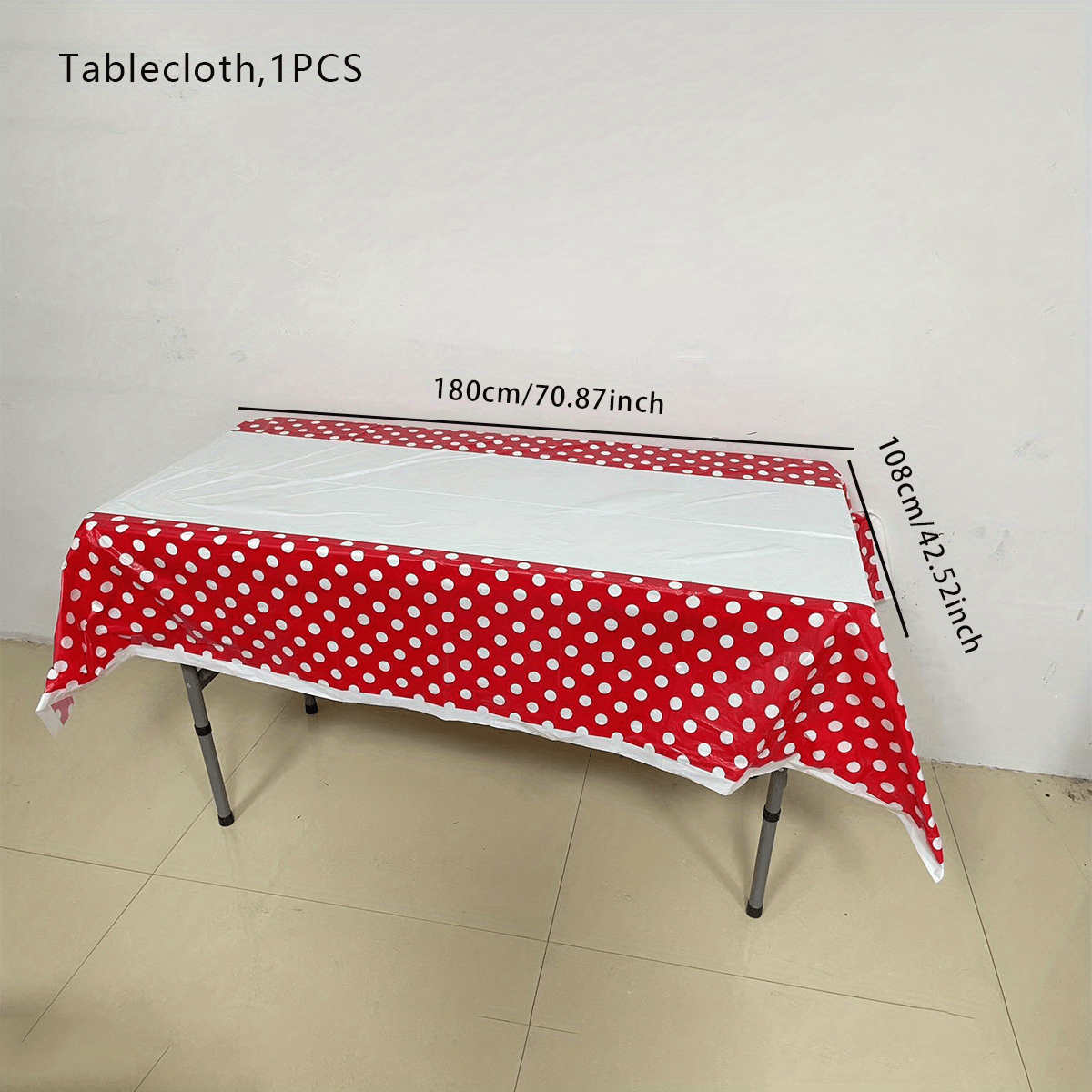 1 Pezzo, Tovaglia Colorata A Pois, Tovaglia Usa E Getta, Tovaglia Di  Compleanno, Decorazione Tovaglia Per Feste, Dimensioni 108*180 Cm, Risparmia Di Più Con Le Offerte Di