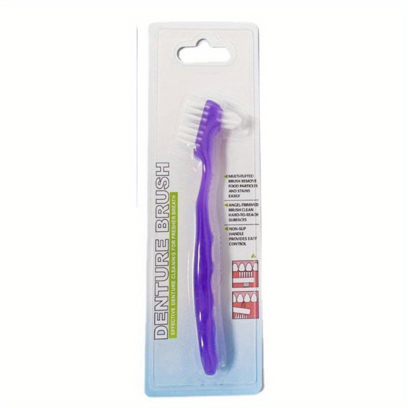 Denture Cleaning Toothbrush Orthodontic Double sided Toothbrush