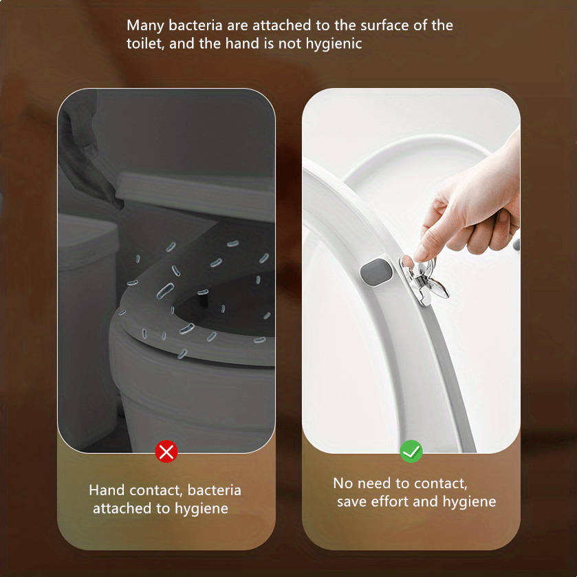 Toilet Lid Sticker Toilet Lid Lifter Avoid Touching The Temu