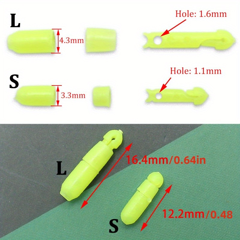 10pcs Carp Fishing Accessories Pole Elastic Connector For Carp