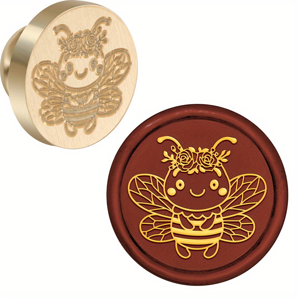 Wax Stamp Head Round Removable Sealed Brass Wax Stamp Head Temu