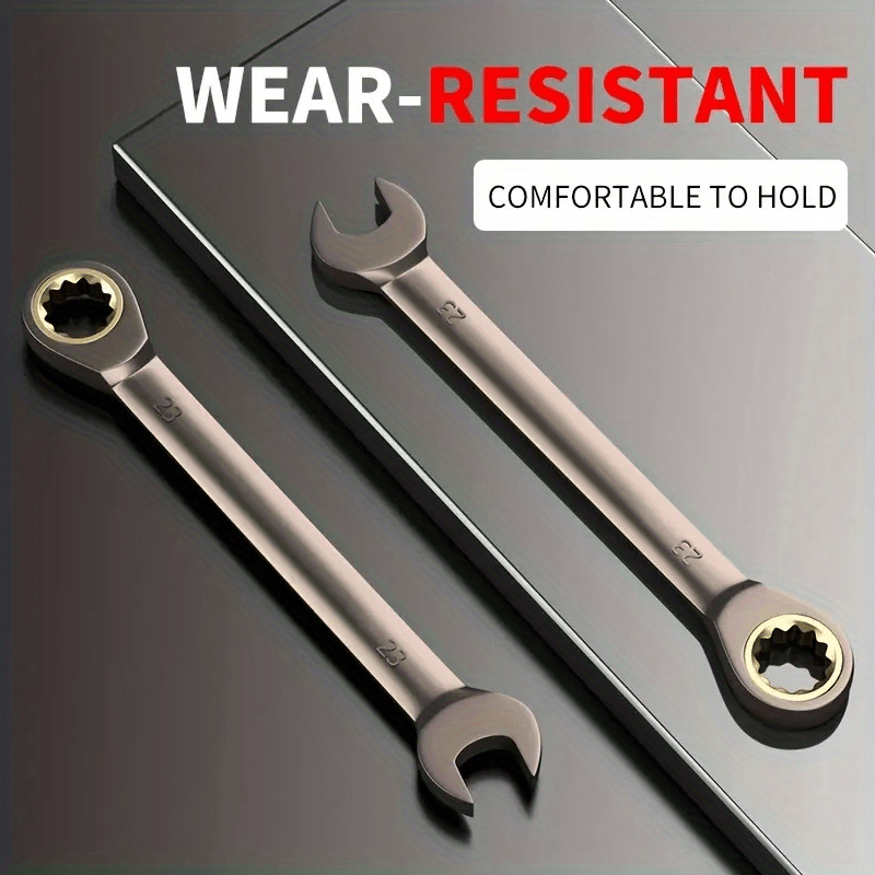 Ratcheting Combination Wrench Set 72 teeth Cr v - Temu