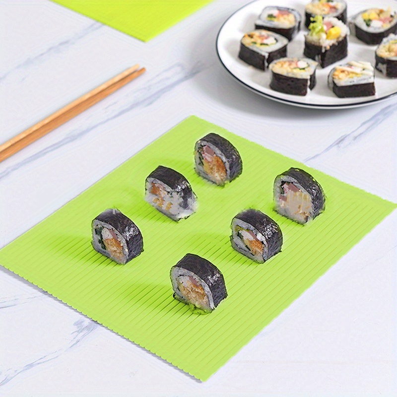 Bamboo Sushi Roller Curtain Green Sushi Roll Sushi - Temu