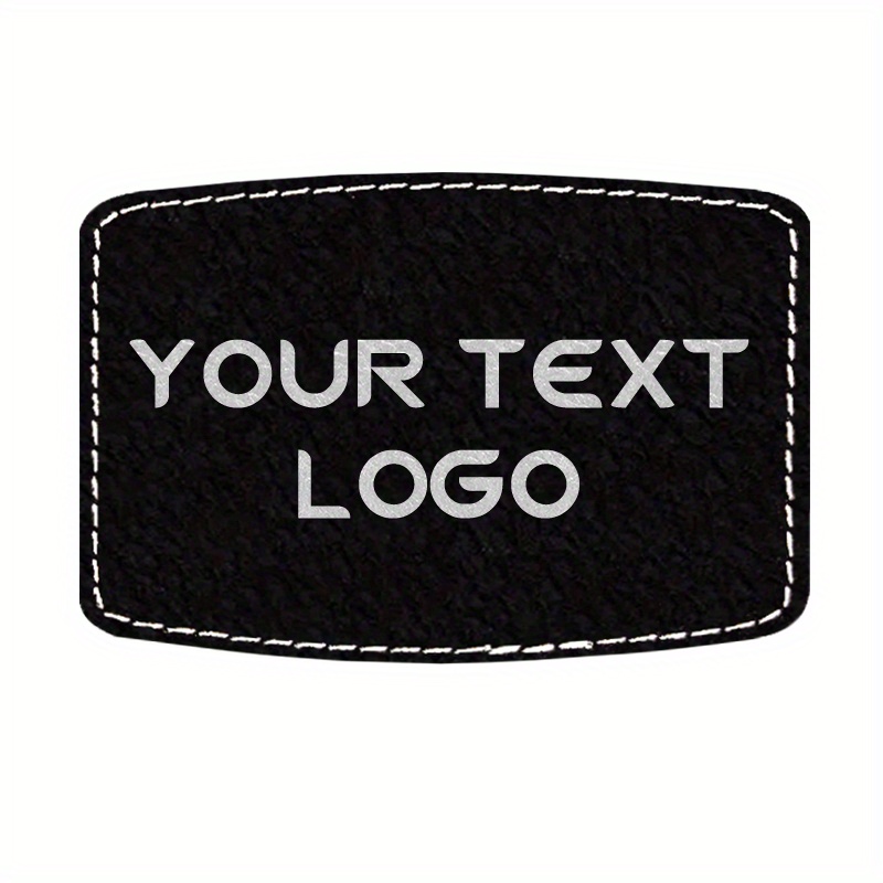 Laserable Leatherette 3 x 2 Rectangle Patch with Adhesive