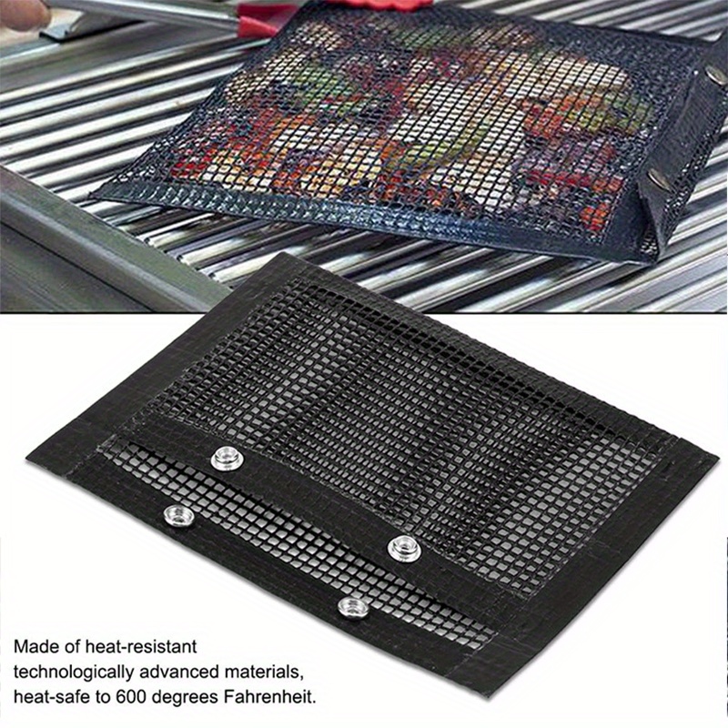 Bbq Mesh Grill Bag, Non-stick Mesh Grilling Bags, Reusable And Easy To  Clean, Vegetables Grilling Pouches Grill Accessories Bbq Tools, Works On  Electric Grill Outdoor Gas Charcoal Bbq, For Outdoor Camping Picnic