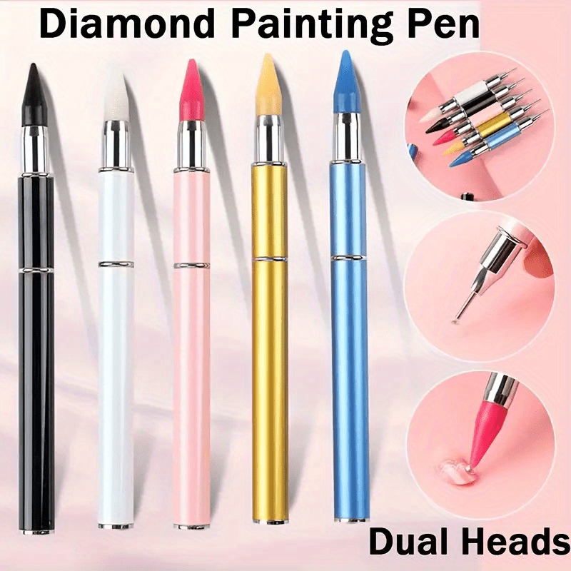 Diy Diamond Paint Pens Pick Up Pen Three Six Nine Heads - Temu