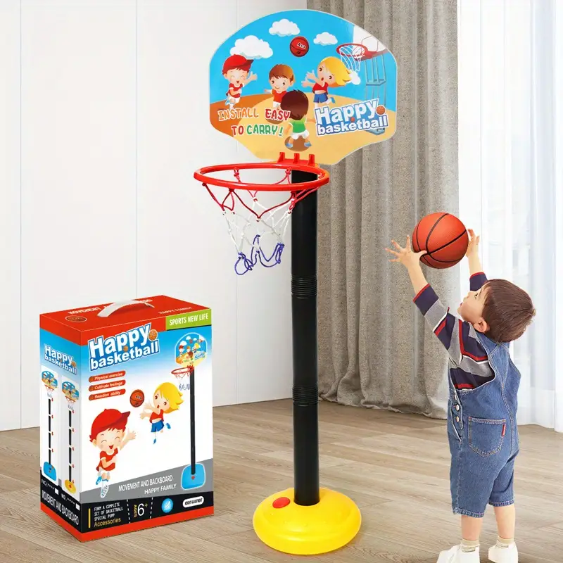 1 panier de basket ball pour enfants hauteur réglable panier