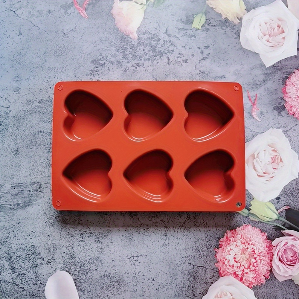 1pc Heart Design Ice Cube Mold, Nordic Rose & Heart Design Ice