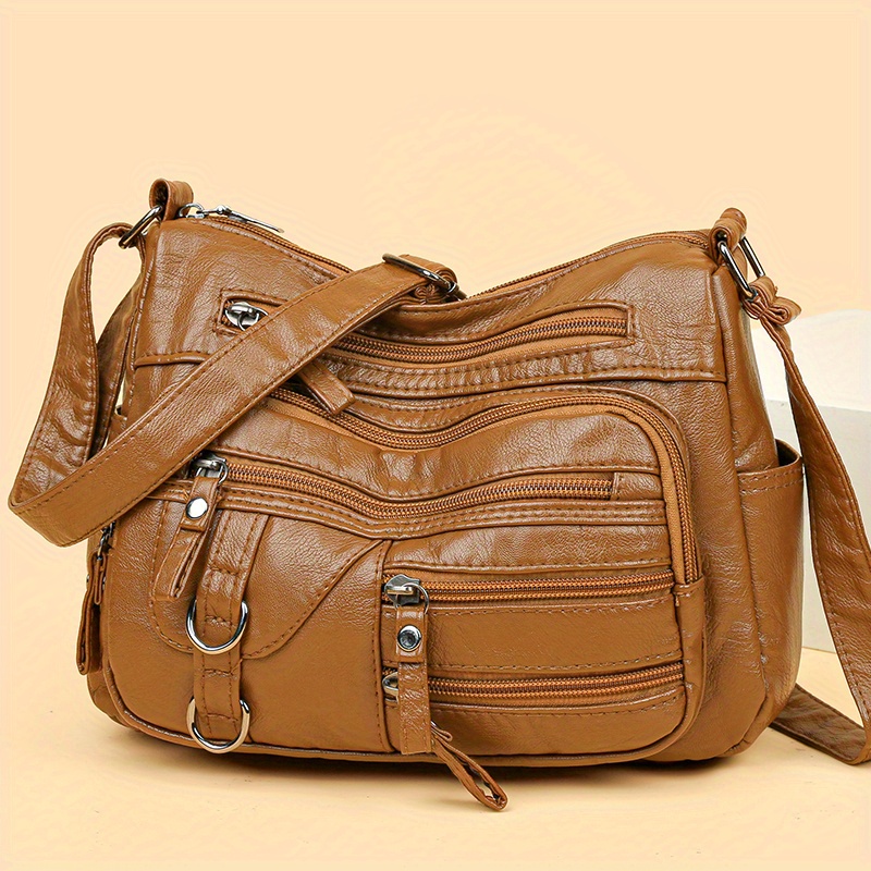 Women's Shoulder Bag Multi-layer Large-capacity Messenger Bag