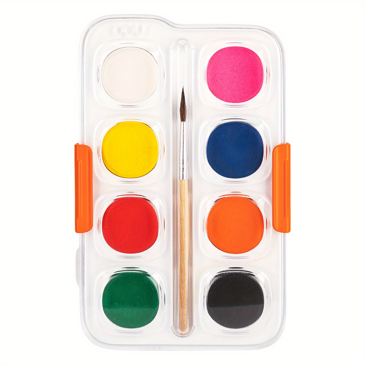 2 Pack Watercolor Paint Set 12 Vivid Colors Includes Watercolour Mixing Palette and 1 Brushe, Perfect for Artists, Beginner Painters, Kids and Adult