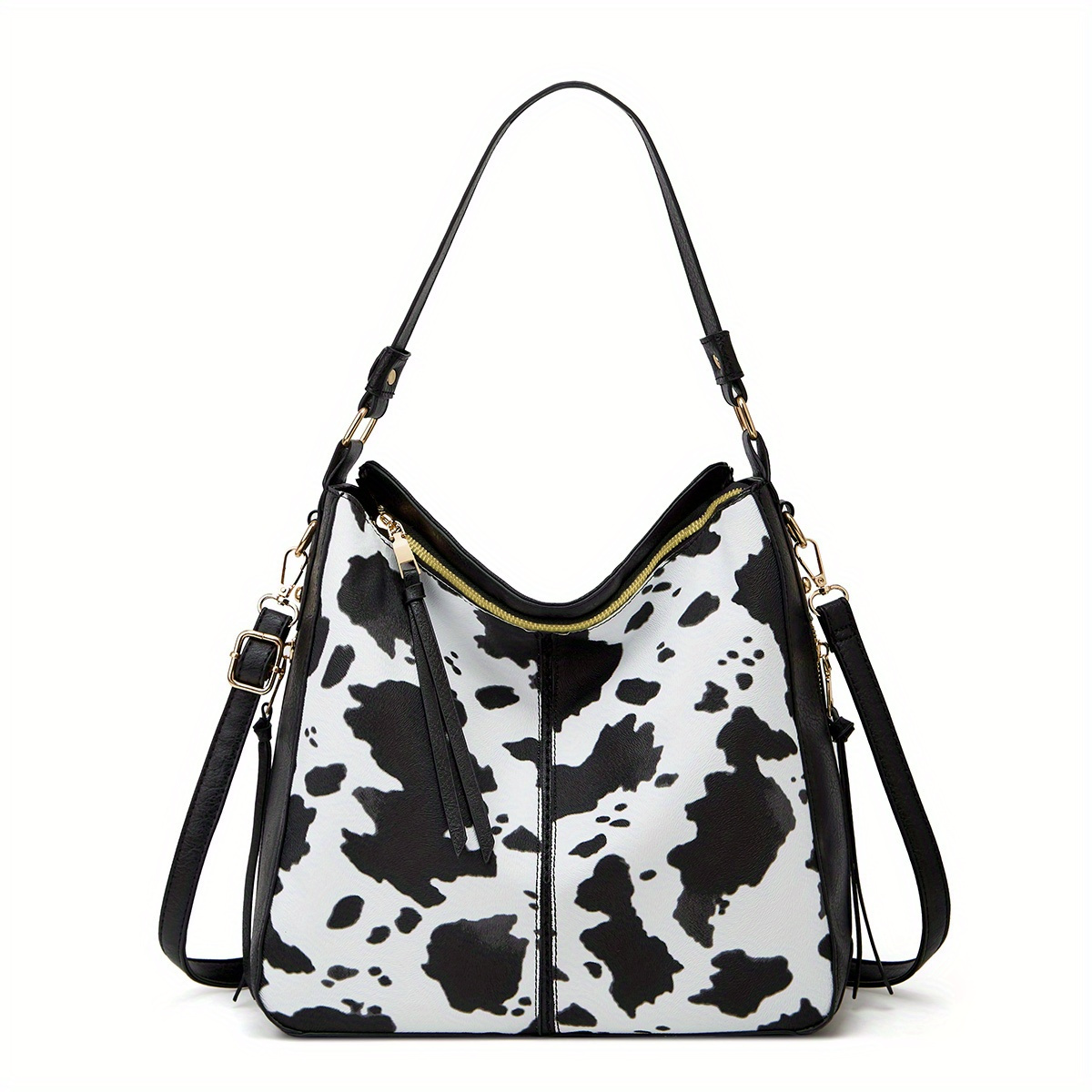 cow print hobo bag