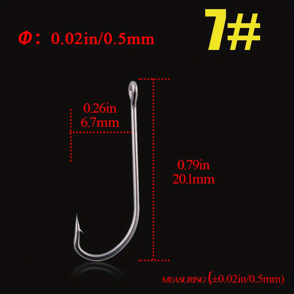 Fishing Hooks Kit 0.79in Barbed Hooks Carp Freshwater - Temu Canada