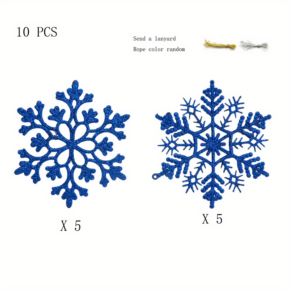 Christmas Decorative Snowflakes Christmas Tree Decoration - Temu