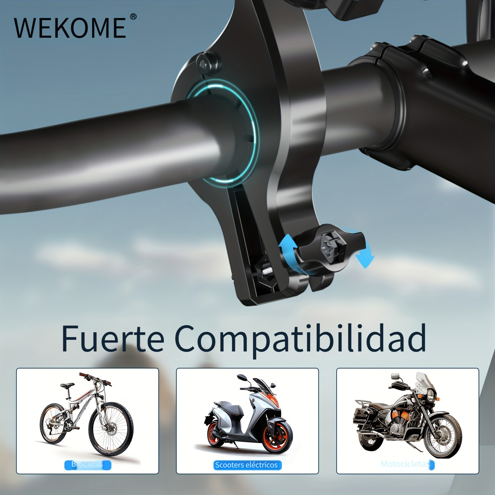 1 Soporte Teléfono Bicicleta Wekome Soporte Teléfono - Temu Mexico