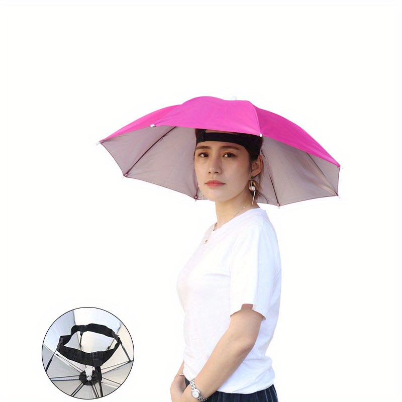 Lightweight Hat Umbrella Diameter Outdoor Rain Dual - Temu Canada