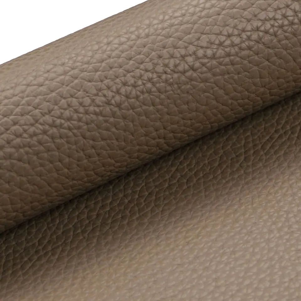 Light pink textured faux leather sheets, solid litchi pebbled leather