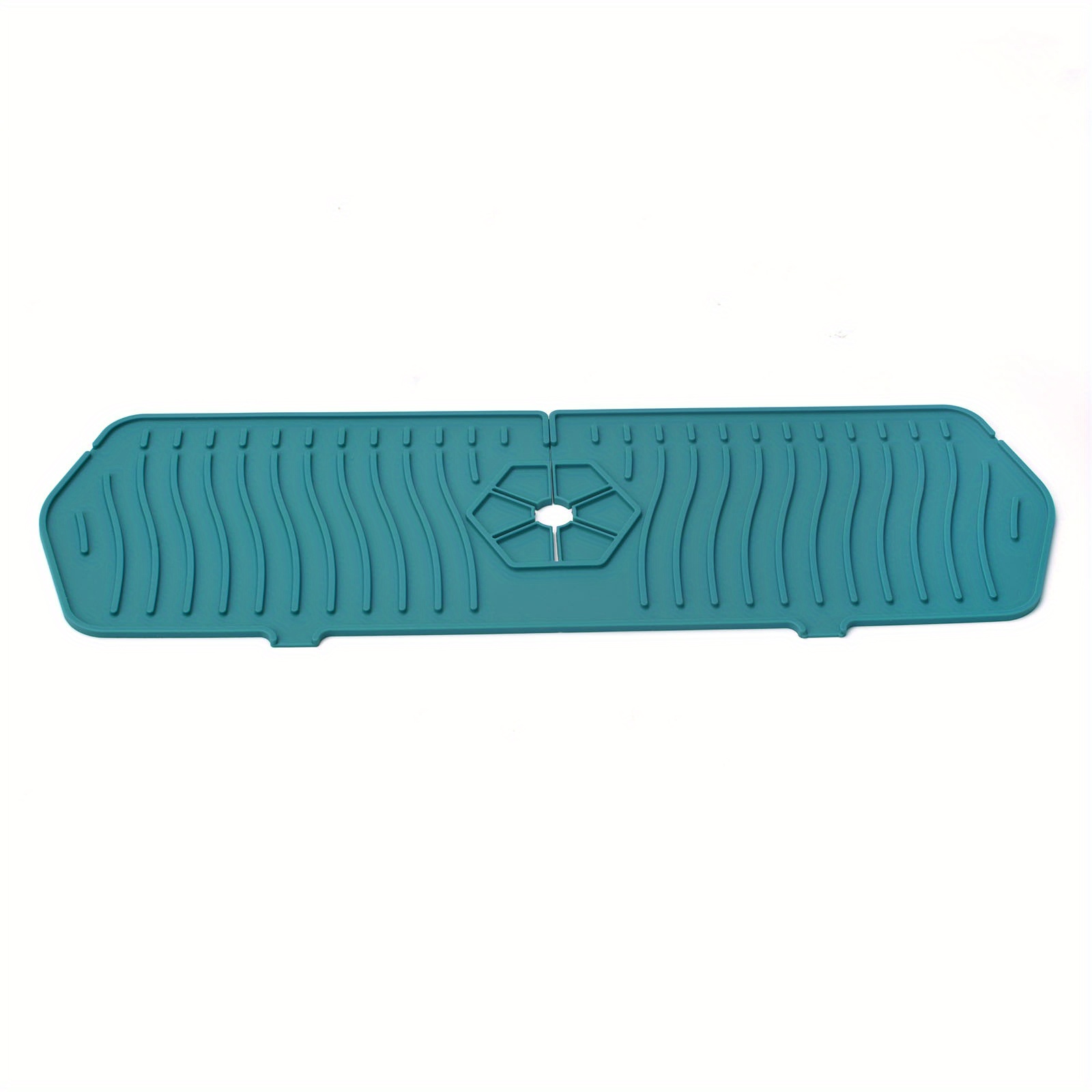 Silicone Kitchen Faucet Splash Guard and Drying Mat