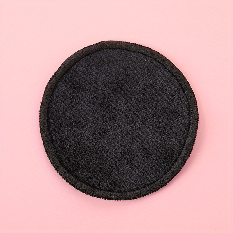 Charcoal Bamboo Reusable Makeup Remover Pads Bamboo Fiber Temu United