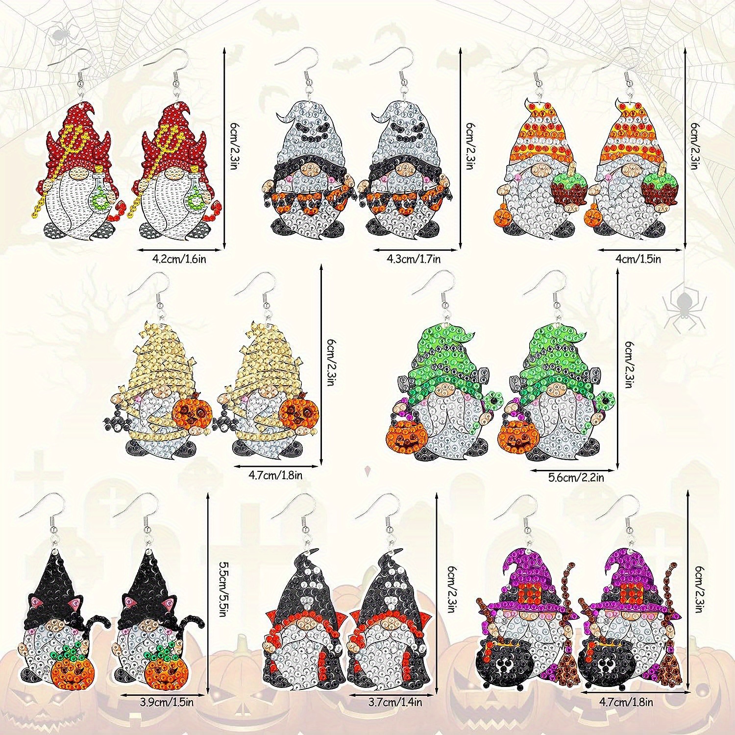 Halloween Gnome Diamond Painting Earring Making Kit Diy Diamond Art Earring  Kit Jewelry Making Kit Suitable For Adults Women Craft Decoration Holiday  Birthday Gift Ornament Adult Beginner Crafts - Temu Slovenia
