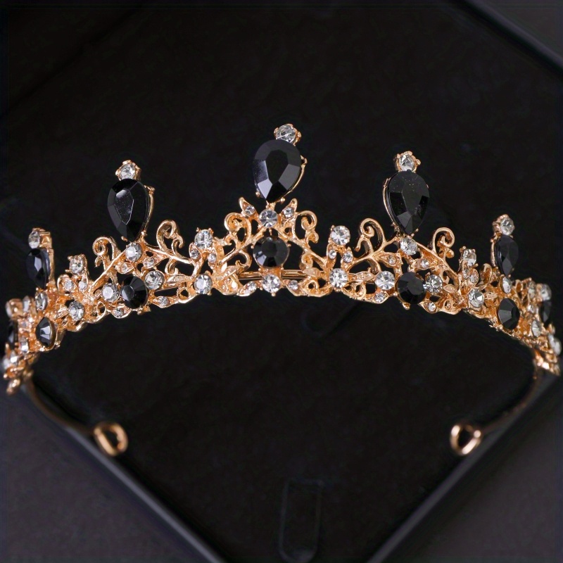 Elegant Vintage Baroque Crystal Tiaras Crowns Luxury Hair - Temu Ireland