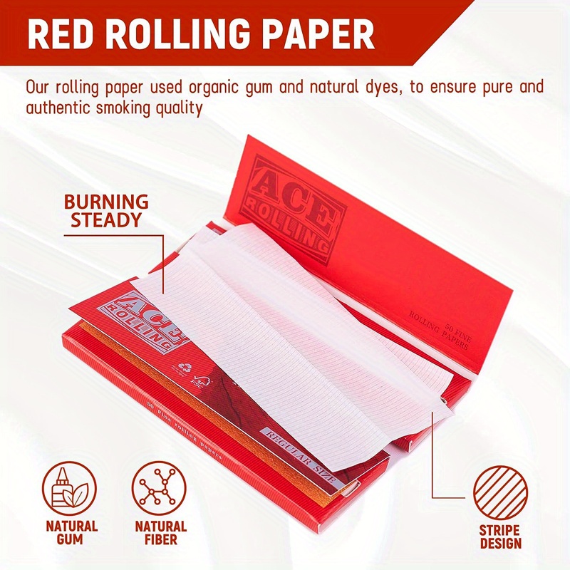 3 Box 50 Booklet Moon Cigarette Rolling Paper 70*36 Wood Paper 7500 Leaves