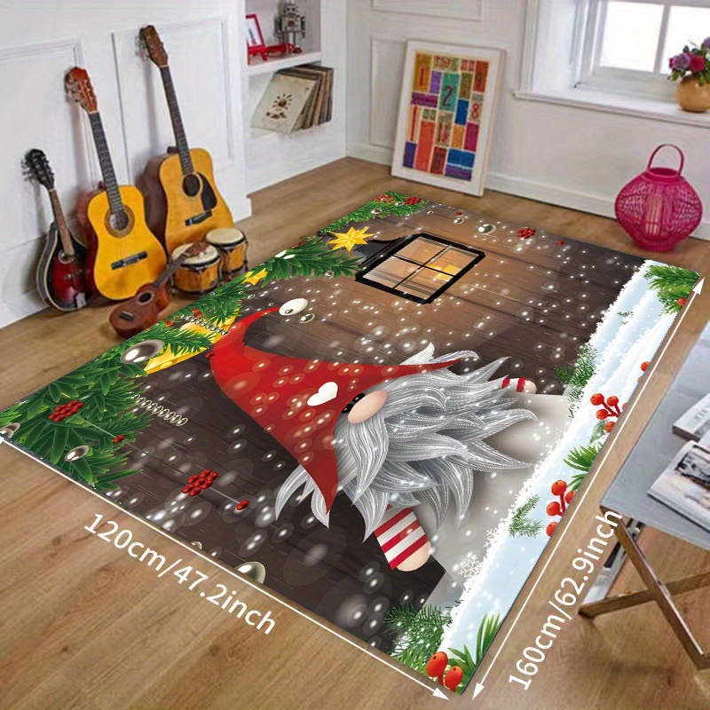 Fall Gnomes Kitchen Rug Non Slip Buffalo Plaid Kitchen Floor Mat Cushi –  Modern Rugs and Decor