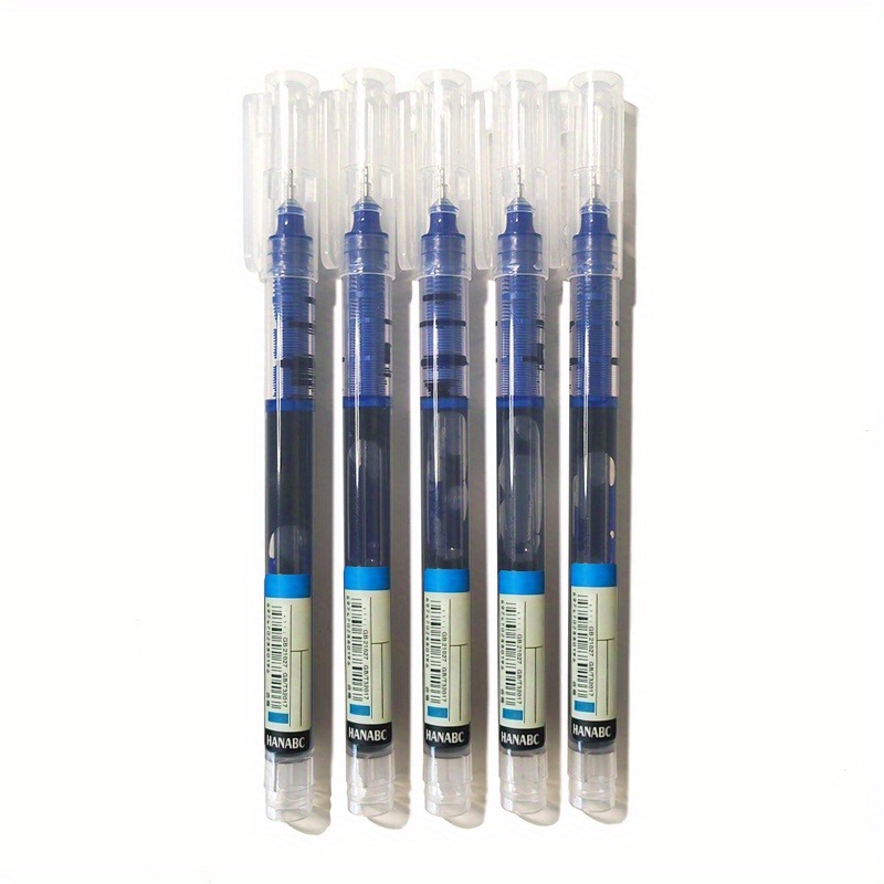 Gel Pen Set Fine Point Needle Tip Black/blue Ink For - Temu