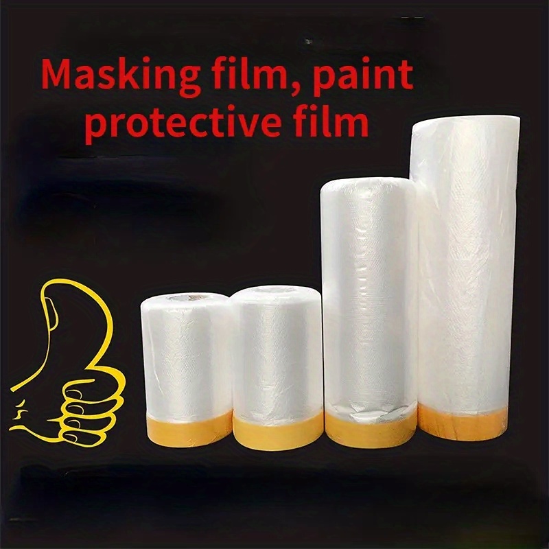 1 Roll Masking Film Masking Paper Paint Protective Paper Roll Cars