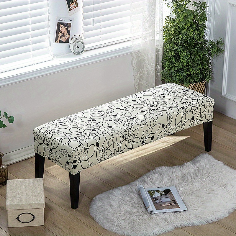 Dining Room Bench Covers Stretch Jacquard Anti dust Temu