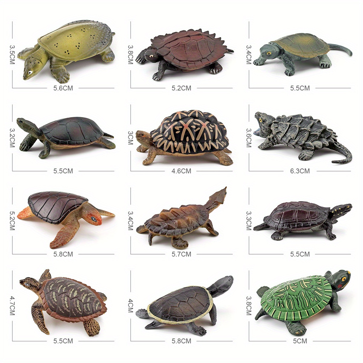 Simulated Amphibian Reptile Turtle Ornament Turtle Turtle - Temu