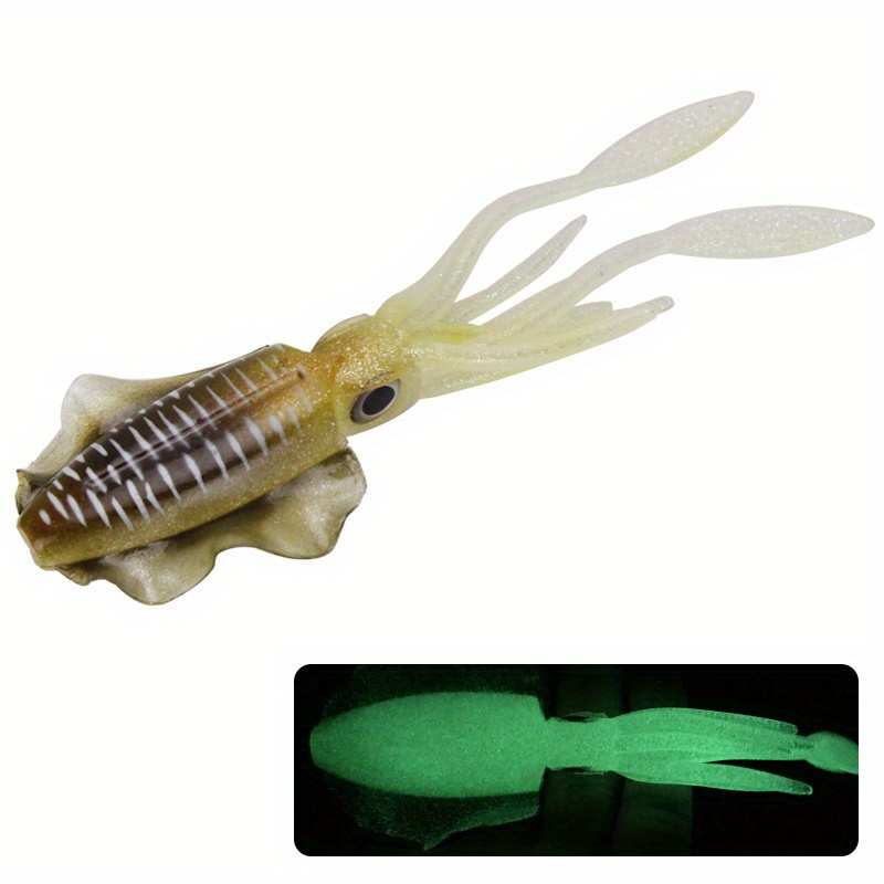 Artificial Bionic Squid Fishing Lure Simulation Luminous - Temu