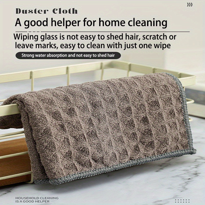 Waffle Square Towel Cleaning Cloth Coffee Bar Absorbent - Temu