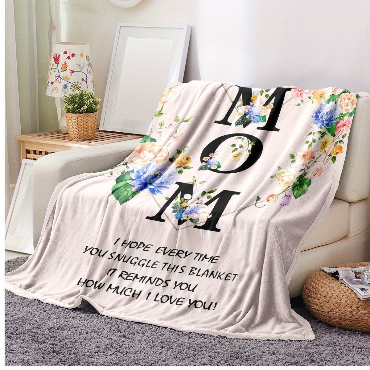 Gifts For Mom Blanket, Mom Gifts From Daughter Son, Best Mom Ever Gifts,  Birthday Gifts For Mom Throw Blanket, I Love You Mom Gifts, Unique Mom Gift,  Gifts For Mom - Temu