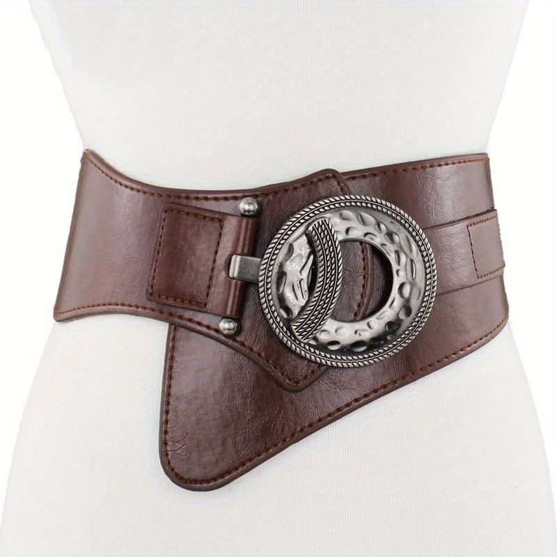 Rust Double Braided Faux Leather Belt – Inherit Co.