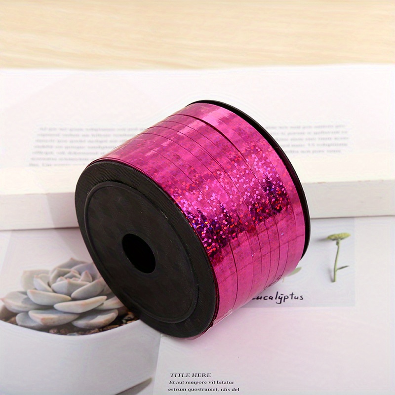 10pcs 10m Balloon Ribbon With Laser Shiny Finish, Suitable For Decorating  Room And Activities On Festivals