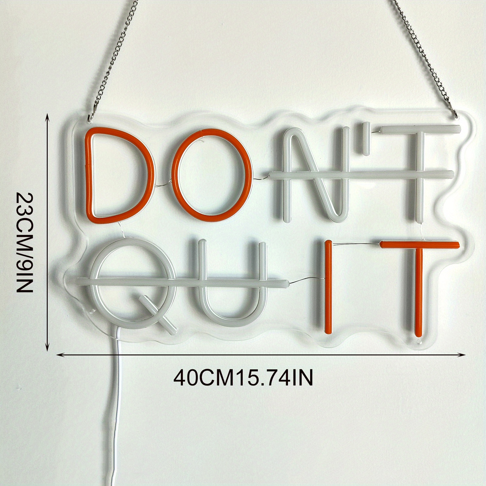 Dont Quit Led Neon Sign Wall Decor Usb Powered Switch Led Neon Lights