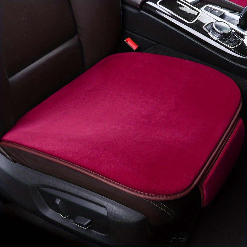 Car Plush Seat Cushion Winter Wool Car Mat Short Imitation - Temu