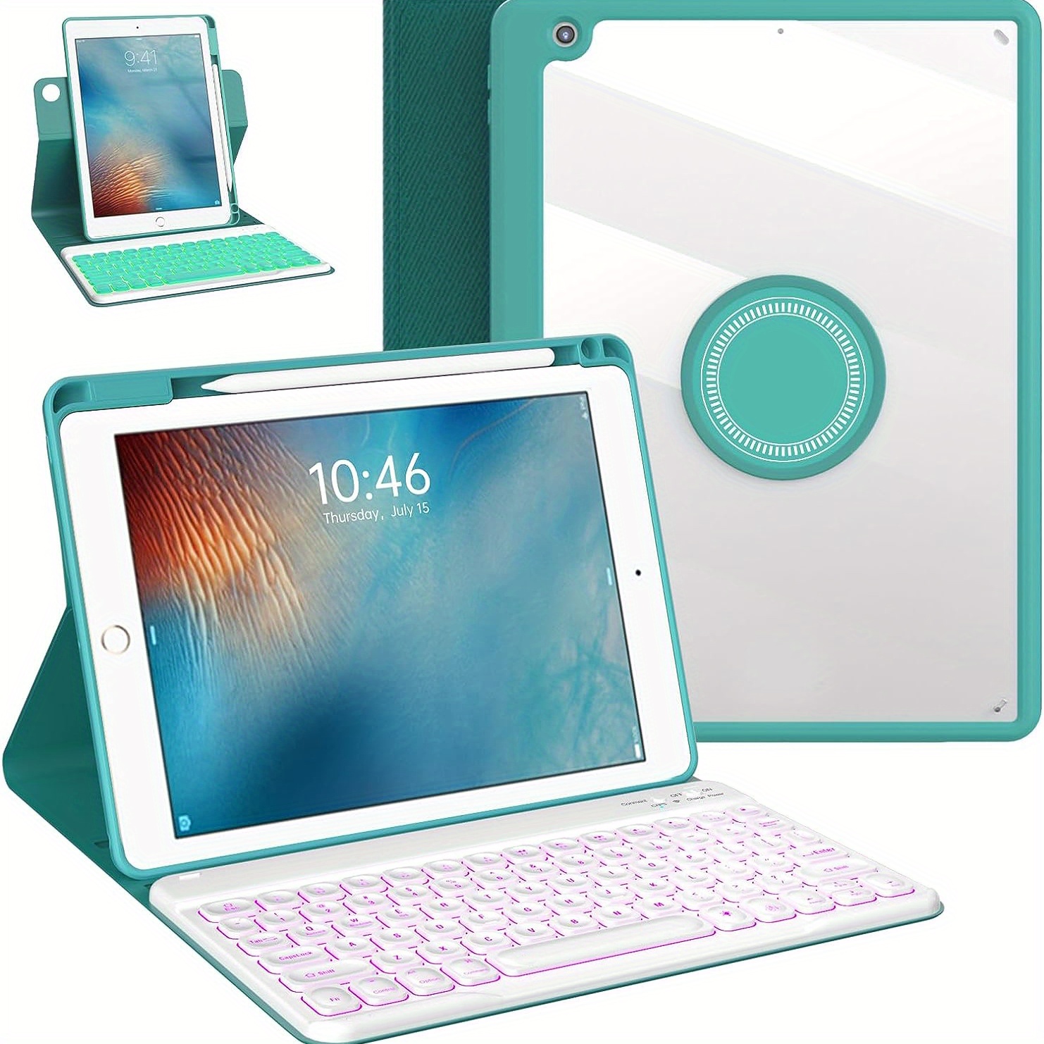 Keyboard Case For Ipad Air 2 Ipad 5th/ipad 6th Generation - Temu