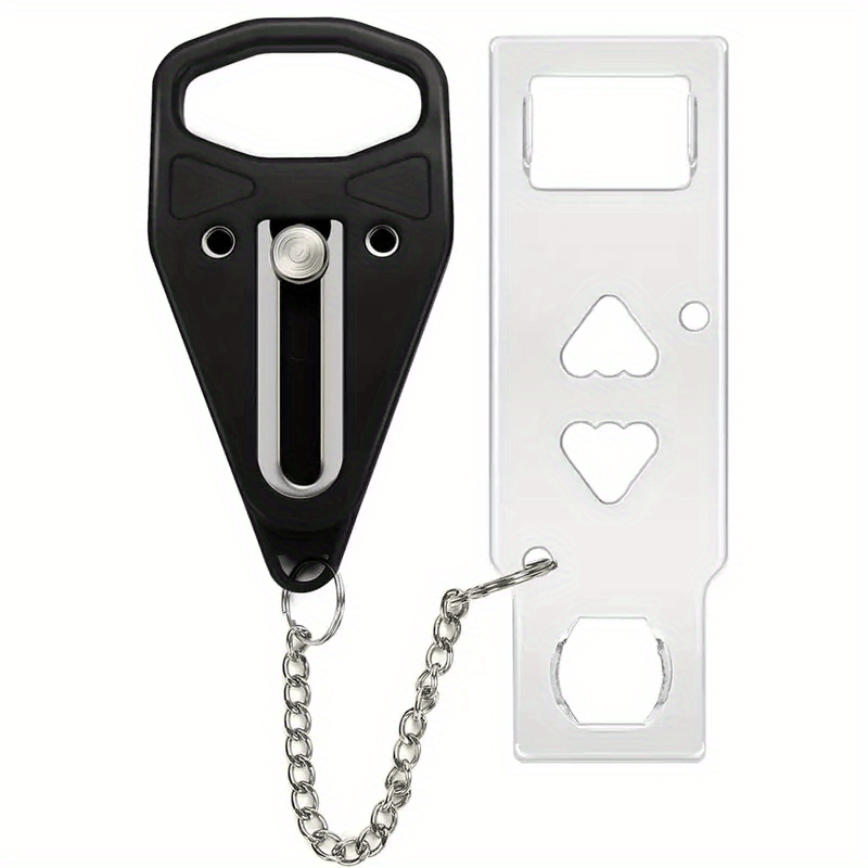 Image of 1pc Extra Lock For Privacy And Safety , Apartment Security Lock, Travel Door Lock Prevent Entry,protect Family Security In Traveling,home,bedroom,hotel,apartment