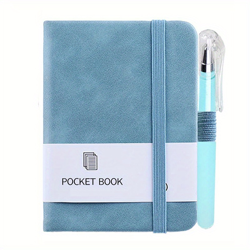 Leather Pocket Book , Mini Journal , Small Sketch Pad, Little Note