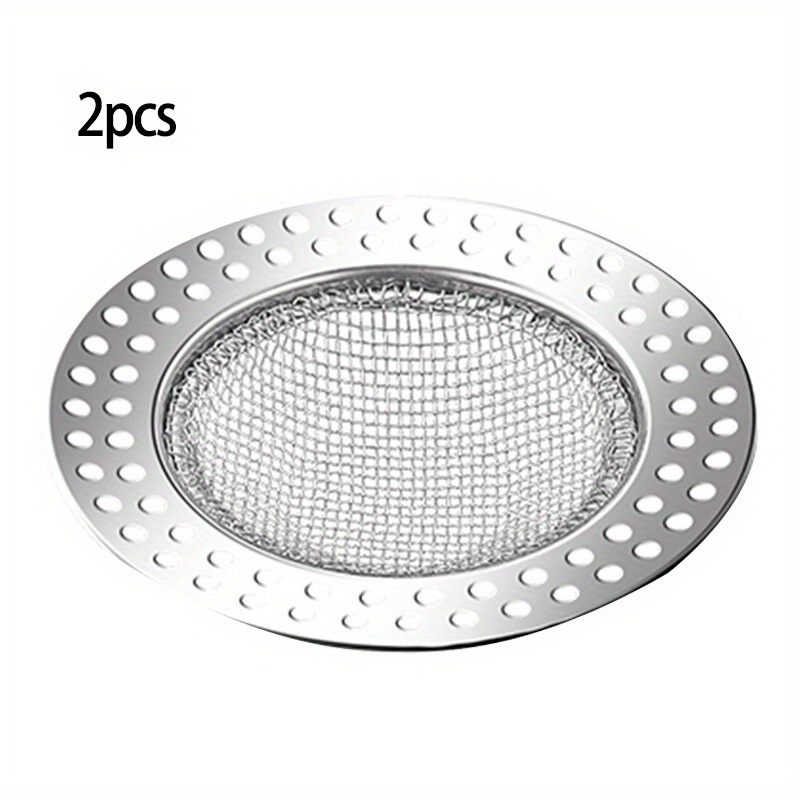 Stainless Steel Floor Drain Filter, Anti-clogging Sink Strainer, Hair  Catcher Shower Drain Cover, Minimalist Round Shaped Drain Stopper For Home,  Bathroom Accessories - Temu