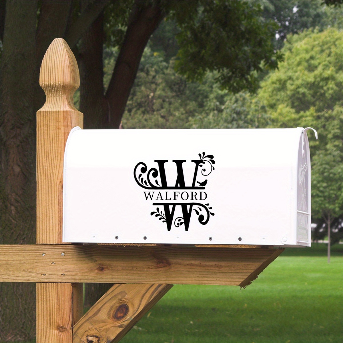 Custom Mailbox Decals With Street Address & Street Name