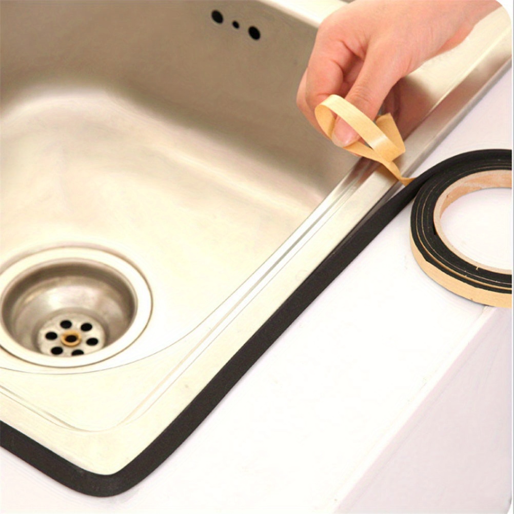 

2pcs Kitchen Gas Stove Gap Sealing, Adhesive Tape, Anti Flouring Dust Proof Waterproof Sink Stove Crack Strip, Gap Sealing